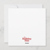 Carte d'oeuf de lapin de Pâques (Dos)