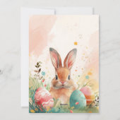 Carte d'œufs de lapin, aucun lapin ne m'aime comme (Dos)