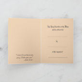 Carte d'offrande de messe catholique Vierge de sym (Intérieur)