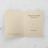 Carte d'offre de masse catholique Sympathy (Intérieur)