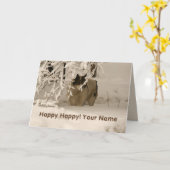 Carte Dog (Fleur jaune)