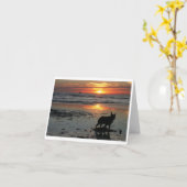 Carte Dog beach (Fleur jaune)