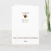 Carte Dog Condolence Card (Dos)