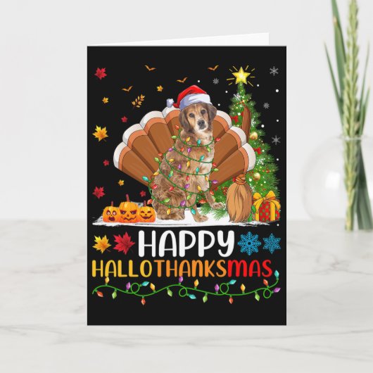 Carte Dog Lover Funny Happy Brittany Spaniel Dog Helloth (Devant)