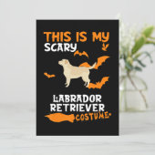 Carte Dog Lover | This Is My Scary Labrador Retriever (Debout devant)