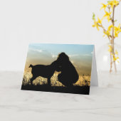 Carte Dog Sympathy Card Memorial Rainbow's End Poem (Fleur jaune)