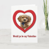Carte Dog Valentine (Devant)