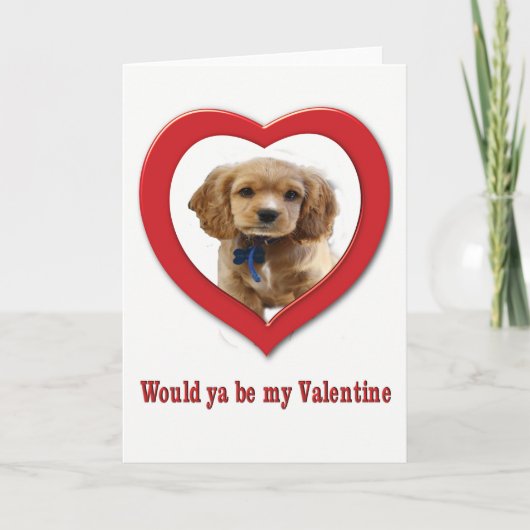 Carte Dog Valentine (Devant)