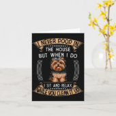 Carte Dog Yorkie O Stuff Pet Dad Price Yorkieo Pupes Com (Fleur jaune)