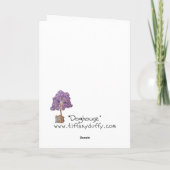 Carte Doghouse, Bonjour... (Dos)