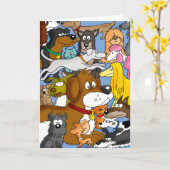 Carte Dogs (Fleur jaune)