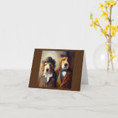 Carte Dogs Holmes et Watson (Fleur jaune)