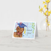 Carte Dogue de Bordeaux Graduate (Fleur jaune)