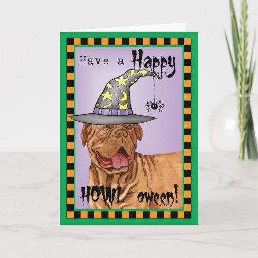 Carte Dogue de Bordeaux Witch (Devant)