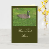 Carte d'oie du Canada (Fleur jaune)