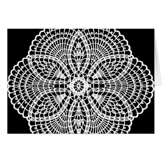 Carte Doily Art (Devant horizontal)