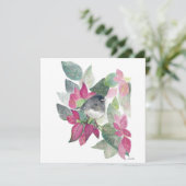 Carte d'oiseau Dark Eyed Junco (Debout devant)