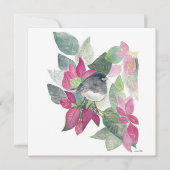 Carte d'oiseau Dark Eyed Junco (Devant)