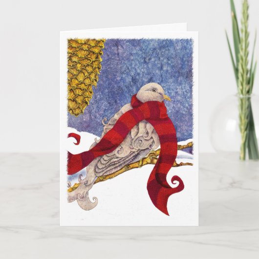 Carte d'oiseau de neige (Devant)