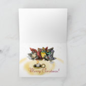 Carte d'oiseau de Noël (Intérieur)