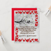 Carte d'oiseaux (Devant/Arrière en situation)