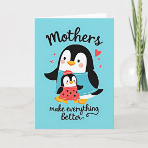 Carte d'oiseaux aquatiques adorables