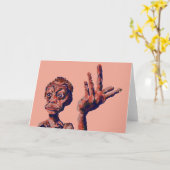 Carte doit-je attendre (Fleur jaune)