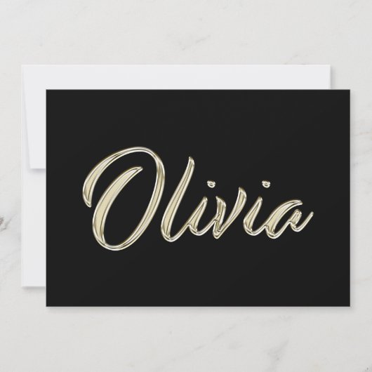 Carte d'Olivia white gold (Devant)