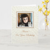 Carte Doll Frances Mama Anniversaire (Fleur jaune)