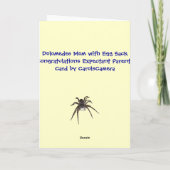 Carte Dolomedes Félicite les futurs parents (Dos)