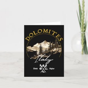 Carte Dolomites Retro Vintage Appareils - Dolomites Souv
