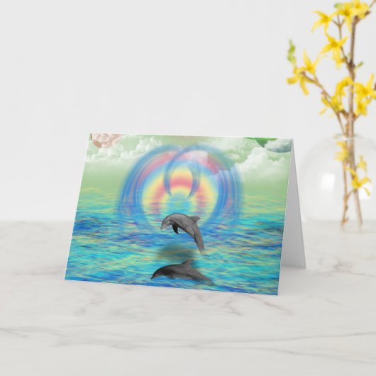 Carte Dolphin (Fleur jaune)