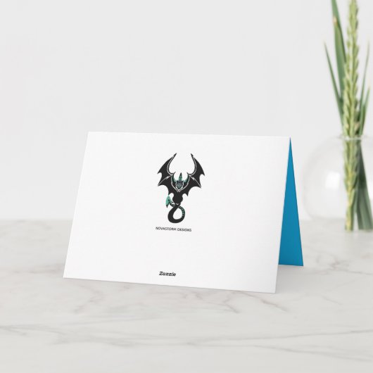 Carte Dolphin Snow Globe Anniversaire (Dos)