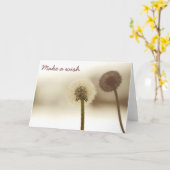 Carte d'ombre de pissenlit (Fleur jaune)