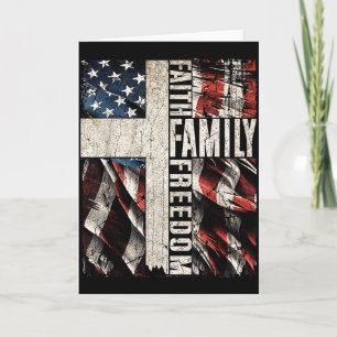 Carte Dôme de la famille de la foi - Vintage Usa chrétie