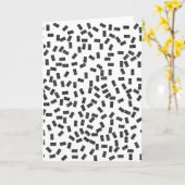 Carte Dominion sur blanc (Fleur jaune)