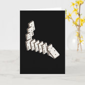 Carte Dominos Dominoe Game Nuit (Fleur jaune)