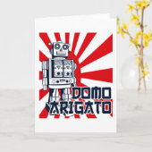 Carte Domo Arigato (Fleur jaune)