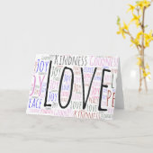 Carte Don d'amour (Fleur jaune)