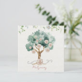 Carte Don d'arbre généalogique pour les parents (Debout devant)