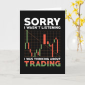 Carte Don d'investisseur Stock trader (Fleur jaune)