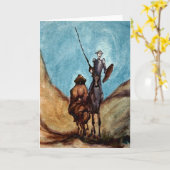 Carte Don don Quichotte (Fleur jaune)