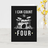 Carte Don Drummer Pour Drummer (Fleur jaune)