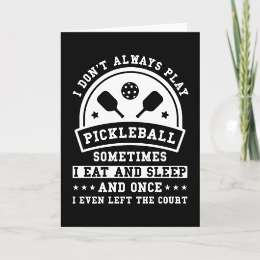 Carte Don Pickleball (Devant)