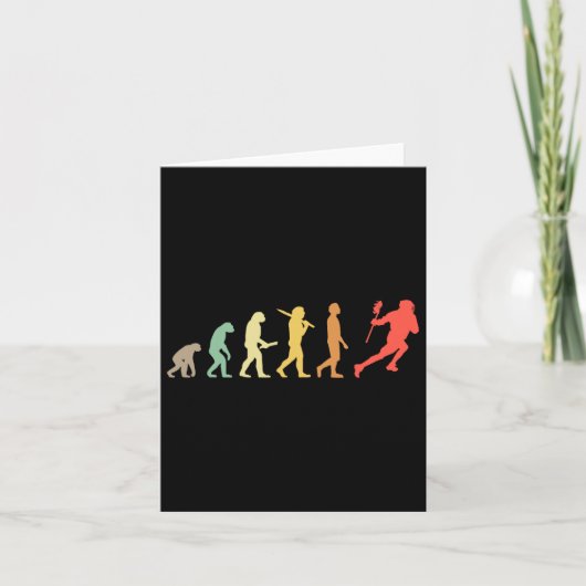 Carte Don Retro Lacrosse Evolution Pour Les Joueurs De C (Devant)