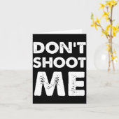 Carte Don’t Shoot Me (Fleur jaune)