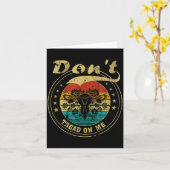 Carte Don’t Tread On Me Uterus  (Fleur jaune)