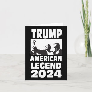 Carte Don Trump 2024 à l'épreuve des balles ne jamais cé