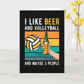 Carte Don Volleyball (Fleur jaune)