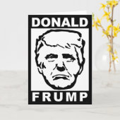 Carte donald frump (Fleur jaune)